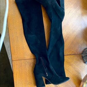 Steve Madden Black Over-the-Knee Boots